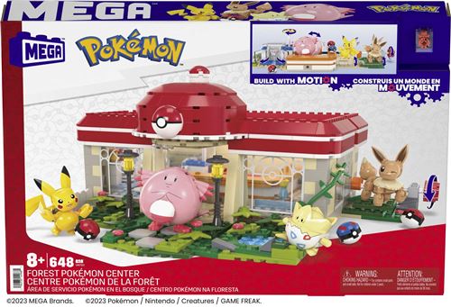Jeu de construction Mega Bloks Centre Pokémon Forêt