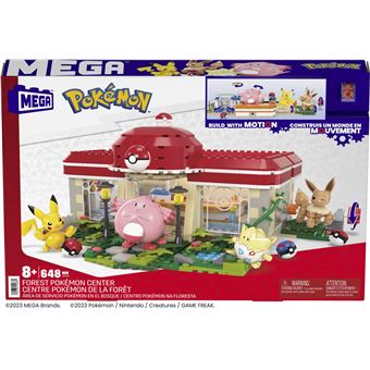 Jeu de construction Mega Bloks Centre Pokémon Forêt