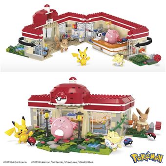 Jeu de construction Mega Bloks Centre Pokémon Forêt
