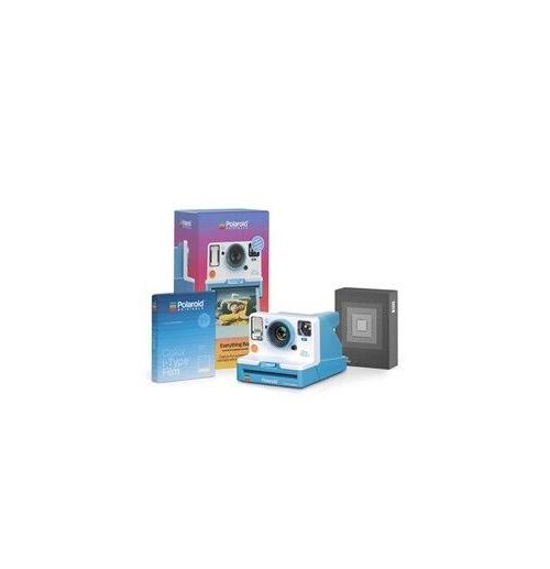 Coffret Départ En Vacances Appareil Photo Instantané Polaroid Originals Onestep2 Bleu Ciel Avec Viseur