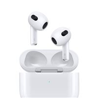 Sangle De Sécurité InnoGadgets Pour AirPods 1/2/Pro - Bande Silicone Anti-Perte 55cm - Blanc/Gris