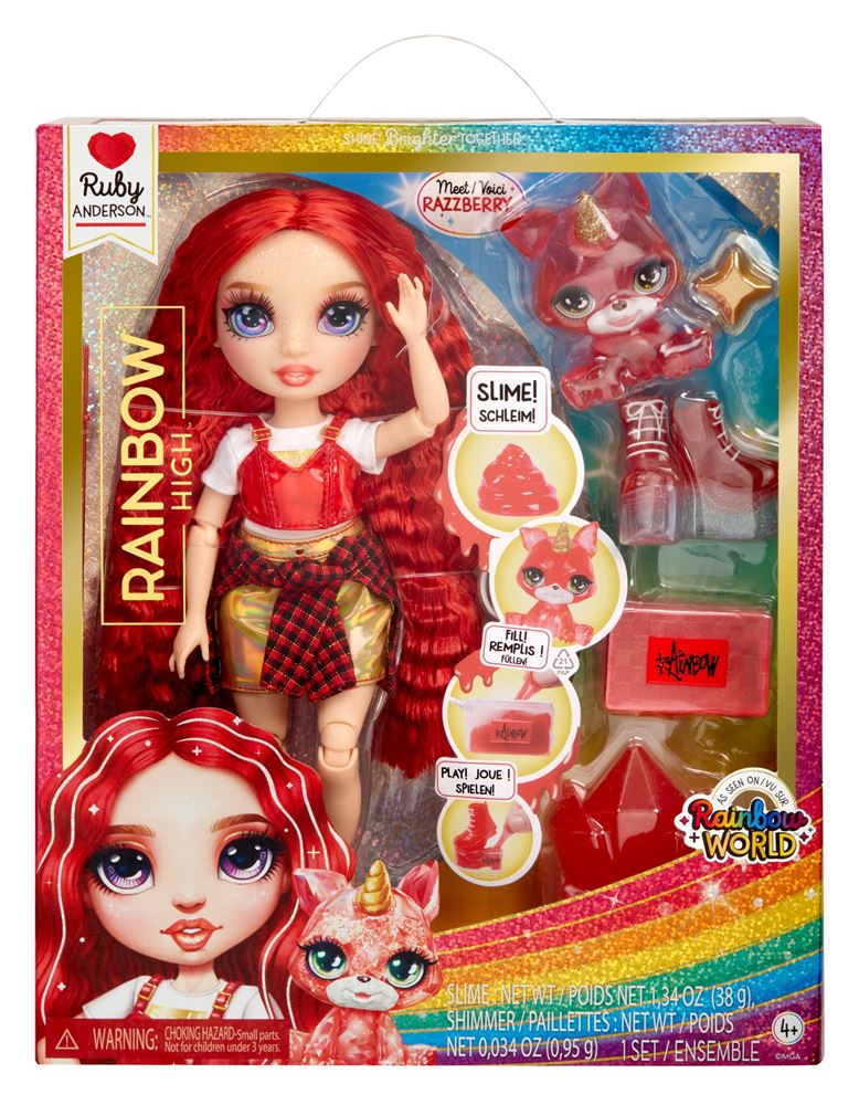 Poup e Rainbow High Classic Rainbow Ruby Poup e Achat Prix Fnac