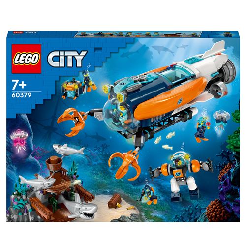 Acheter LEGO® City 60379 Le Sous-Marin d’Exploration en Eaux Profondes État correct - 151,48 € LEGO® City 60379 Le Sous-Marin d’Exploration en Eaux Profondes État correct - Lego City reconditionné disponible sur Fnac