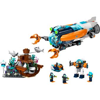 LEGO® City 60379 Le Sous-Marin d’Exploration en Eaux Profondes