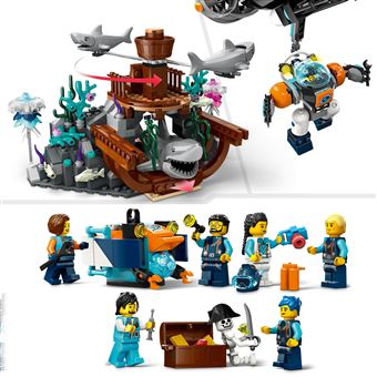 Jeu de construction sous-marin explorateur des grands fonds LEGO