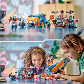 LEGO® City 60379 Le Sous-Marin d’Exploration en Eaux Profondes