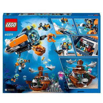 LEGO® City 60379 Le Sous-Marin d’Exploration en Eaux Profondes