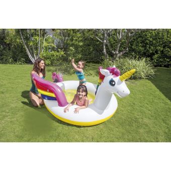 Bouée piscinette fontaine Intex Licorne magique