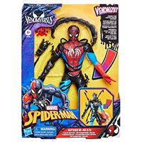 Figurine Marvel Spider-Man Avec Arachno-Moto Lance-Toile - Jouet Action 10 Cm, Véhicule Et Projectiles