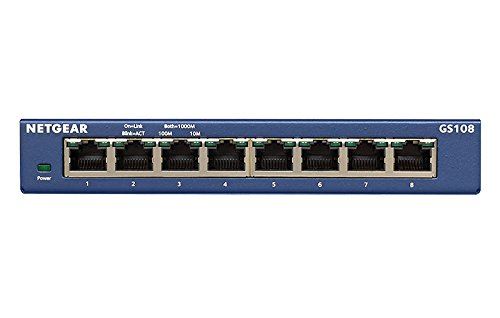 NETGEAR ProSAFE GS108 - switch - 8 poorten