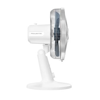 💨 Ventilateur De Table Rowenta – Silencieux, éco-efficace, 4 Vitesses – Blanc