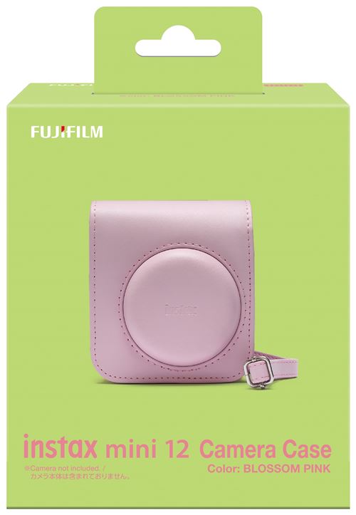 Housse Fujifilm pour appareil photo Instax Mini 12 Rose