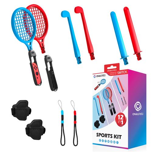 Oniv Multicolore Kit Sport Oniverse 12 En 1 Compatible Nintendo Switch