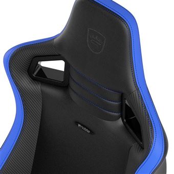 Siège gaming Noblechairs Epic Compact Noir Carbon et Bleu