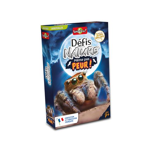 Jeu pour découvrir la nature Bioviva Défis Nature Même pas peur !
