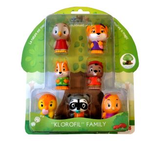 VULLI Klorofil Figuren-Set – 7 Charaktere Aus Verschiedenen Familien, Zum Sammeln & Spielen