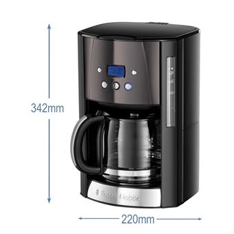 Cafetière filtre Russell Hobbs Matte Black 26160-56 1000 W Noir