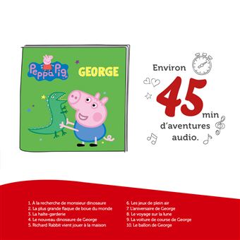 Jouet multimédia Tonies Peppa Pig George - Accessoire conteuse d