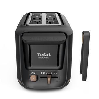 Grille-pain Tefal avec écran digital 850 W Noir