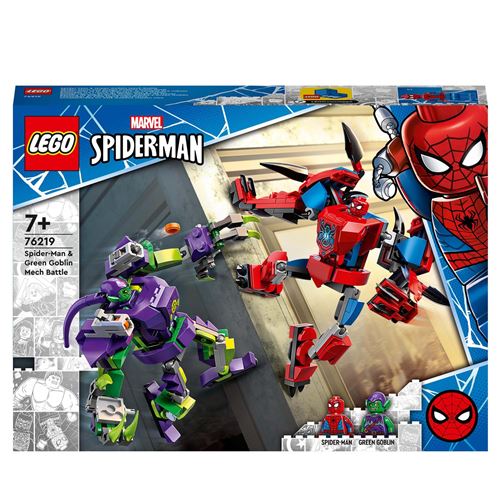 LEGO® Marvel 76219 Spider-Man et le Bouffon Vert Le Combat des Robots