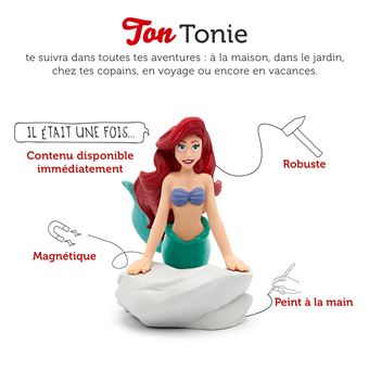 Figurine Tonies Disney Ariel, La Petite Sirène pour Conteuse Toniebox