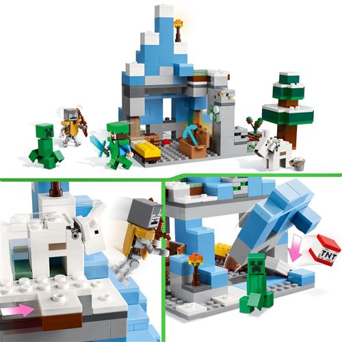 Lego Minecraft Les Pics Gelés - 21243