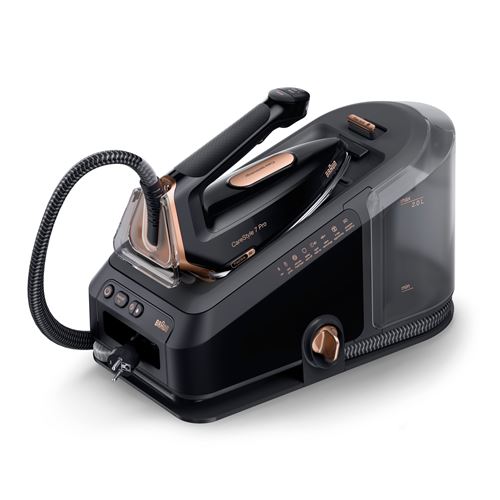 Braun CareStyle 7 Pro IS 7286 Pressurized steam ironing station 2700 W 2 l EloxalPlus soleplate Schwarz