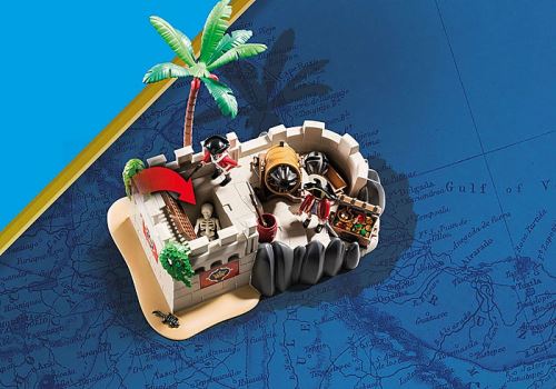 PLAYMOBIL vintage pirates soldat anglais tunique rouge