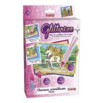 Coffret jeu creatif Glitterizz Chevaux de rêve scintillants Lansay