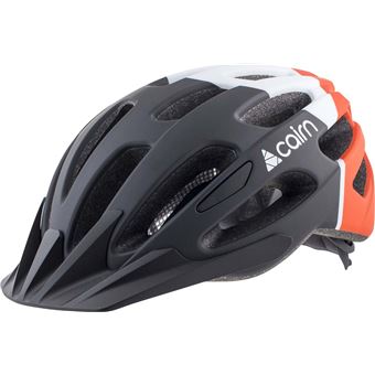 Casque de vélo avec visière Cairn Prism XTR Taille M Noir et Orange