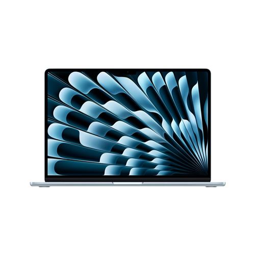 Apple MacBook Air 15" 2 To SSD 16 Go RAM Puce M5 CPU 10 cœurs GPU 10 cœurs Bleu ciel
