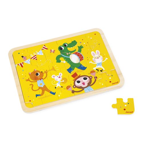 Puzzle 24 pièces en bois : C'est la fête Juratoys Janod