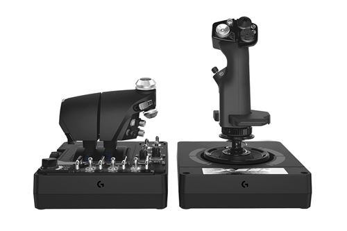 Logitech X56 H.O.T.A.S. - Joystick et accélérateur - filaire - pour PC
