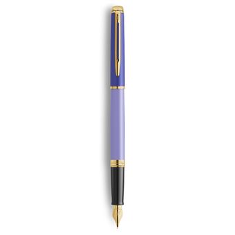Stylo Plume Waterman Lady Alice Laque Rouge Rubis - Plume Or Moyenne, Occasion Rare