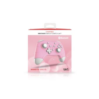 Manette sans fil Under Control Rose pour Nintendo Switch