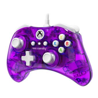 Manette Xbox One filaire PDP Rock Candy Mini Violet