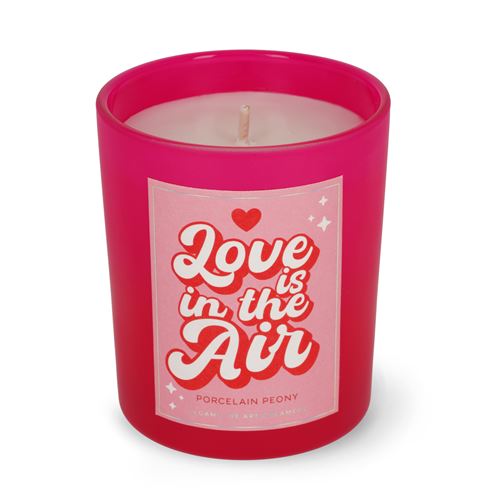 Bougie parfumée Legami Love is in the air Rose et Blanc