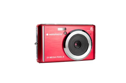Appareil photo compact Agfaphoto DC5200 Compact Cam Rouge et argent