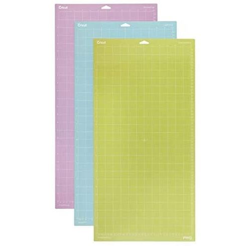 Lot De 3 Tapis De Découpe Pour Cricut Maker – 8,5 X 12 Pouces – Adhésif Standard, Léger Et Fort – Grattoir Et Pince Inclus