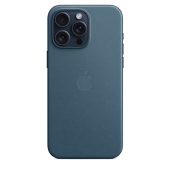 Coque en tissage fin avec MagSafe pour iPhone 15 Pro Max Bleu Pacifique