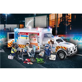 Playmobil 70936 Ambulance avec secouristes et blessé