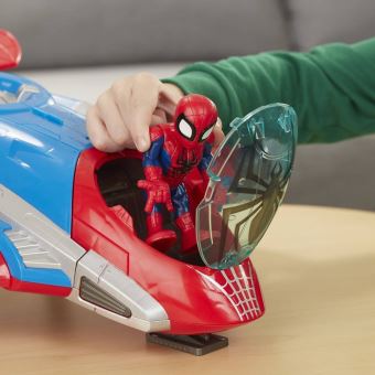 Figurine Marvel Super Hero Adventures Spider-Man et son Véhicule