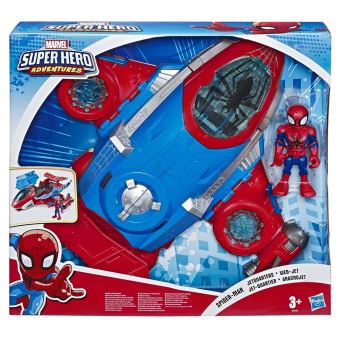 Figurine Marvel Super Hero Adventures Spider-Man et son Véhicule