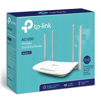 Routeur WiFi Bi-bande TP-Link Archer A5 AC1200 Blanc - 1
