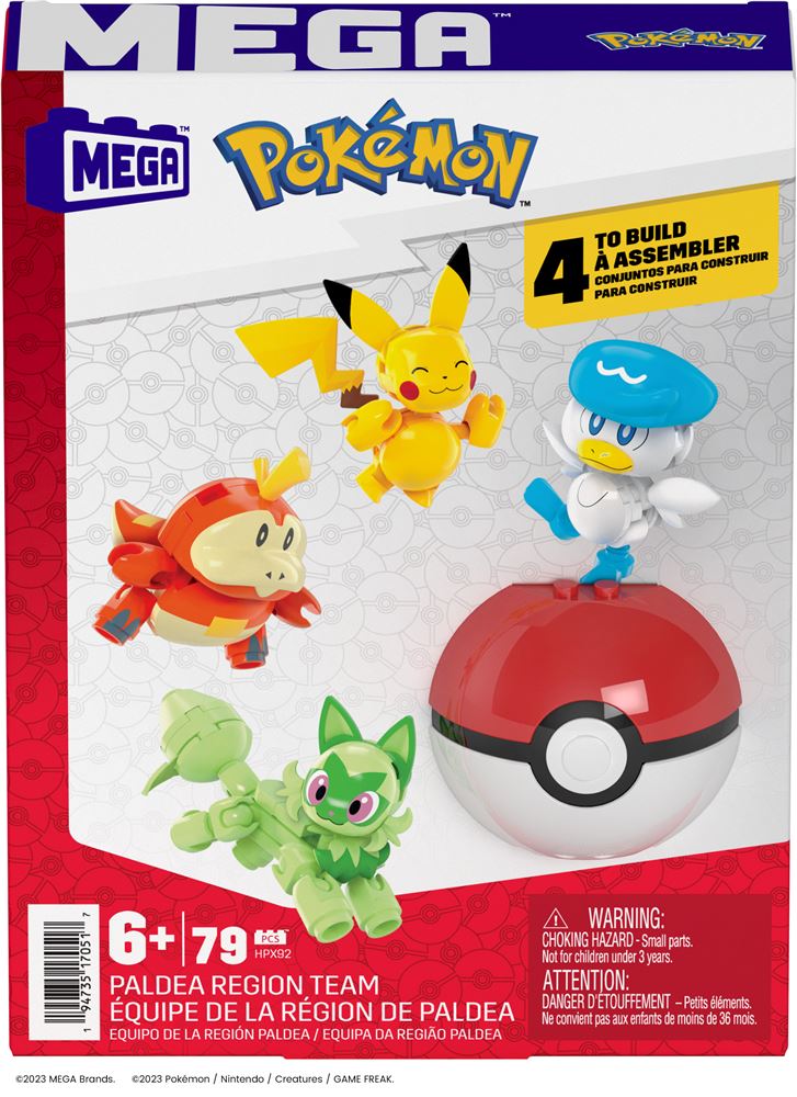 Set Mega Pokémon Construx Paldea Partners - Mega - Pokémon - Objecto ...