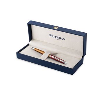 WATERMAN Hemisphere Stylo bille, Vermillon, recharge bleue pointe moyenne, Coffret cadeau