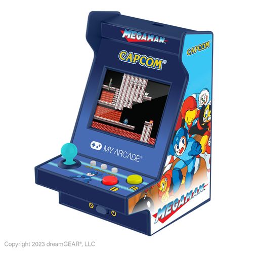 Console rétrogaming Just For Games Nano Player PRO Megaman Bleu