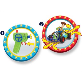 Véhicule radiocommandé Dickie Toy Story RC Buggy 1:24 Woody