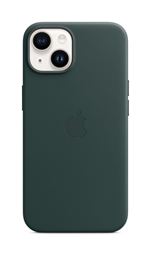 Apple - Coque de protection pour téléphone portable - compatibilité avec MagSafe - cuir - vert forêt - pour iPhone 14