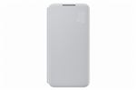 Etui Folio Smart LED View pour Samsung Galaxy S22+ Gris clair